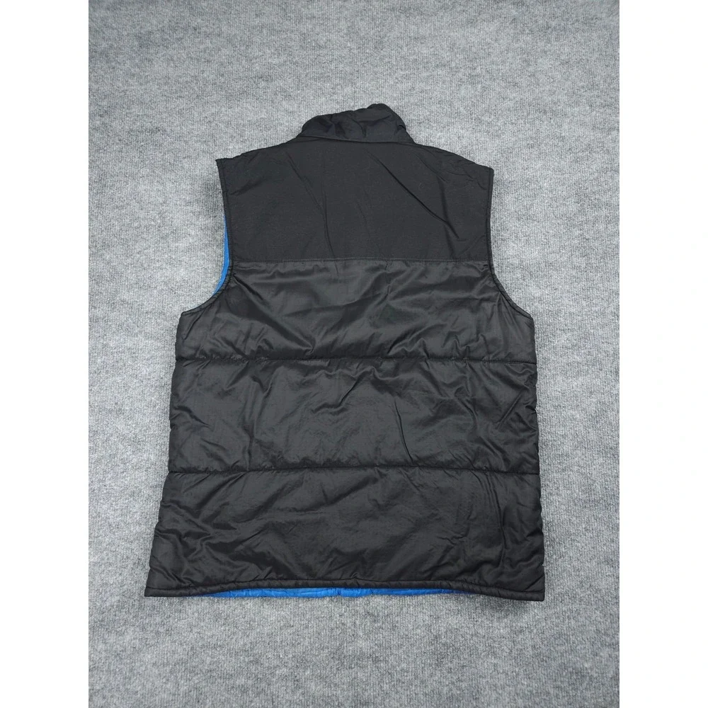 Topo Designs Puffer Vest Women's Medium Black Snap Primaloft Nylon Made USA